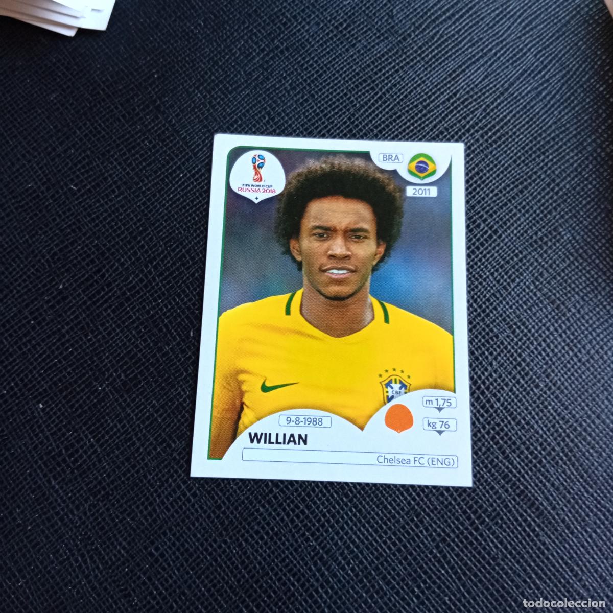 Cartes &agrave; collectionner de Football: 361 WILLIAN BRASIL PANINI MUNDIAL RUSIA 2018 CROMO FUTBOL 18 - SIN PEGAR - /CJ2
