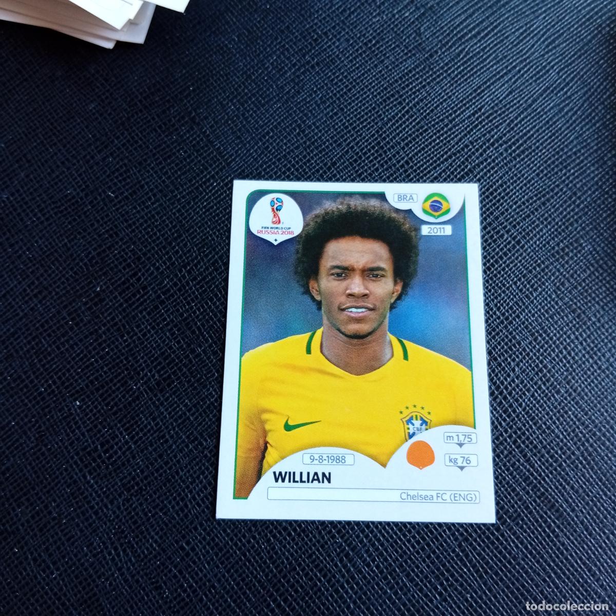 Cromos de Futebol: 361 WILLIAN BRASIL PANINI MUNDIAL RUSIA 2018 CROMO FUTBOL 18 - SIN PEGAR - /CJ2 .