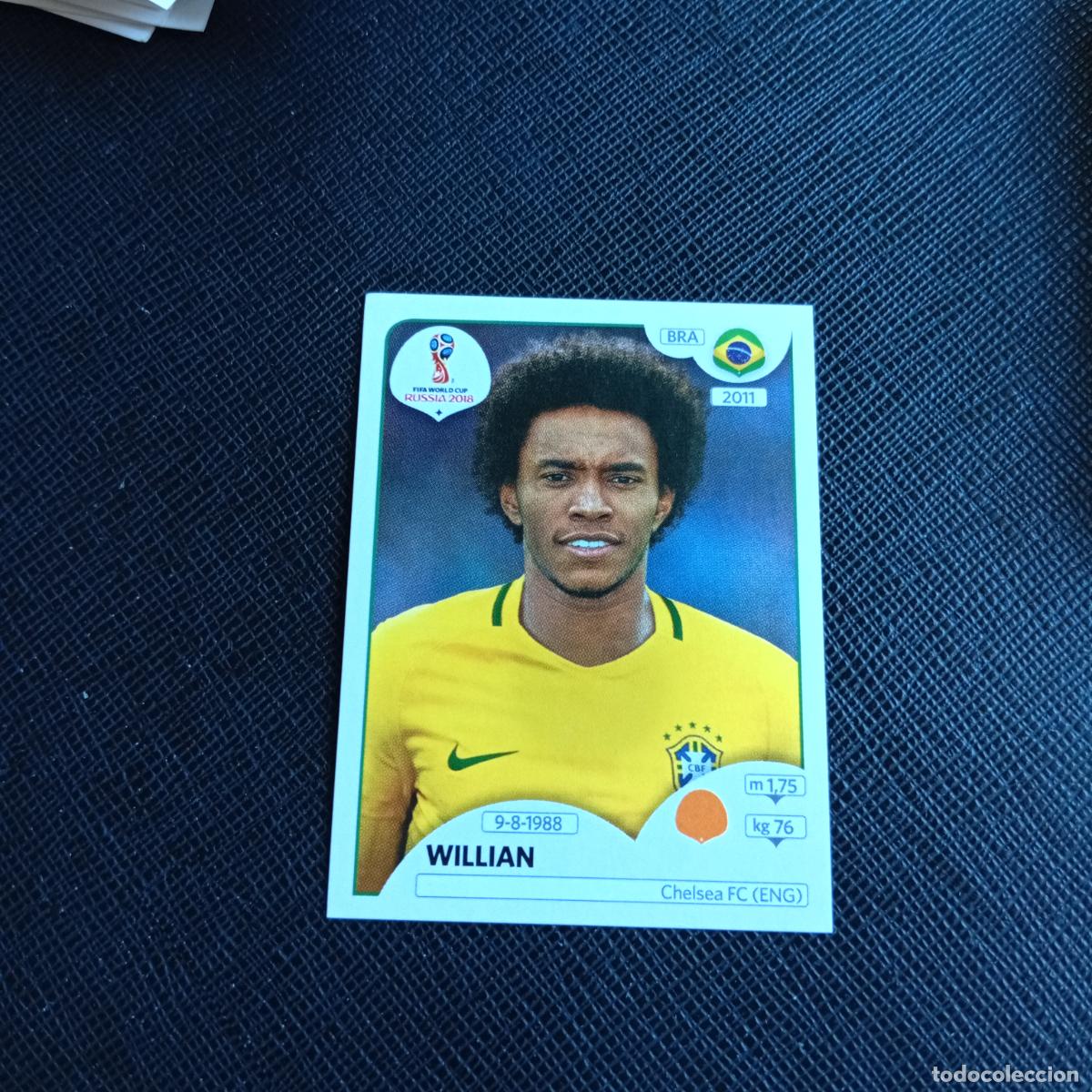 Cromos de Futebol: 361 WILLIAN BRASIL PANINI MUNDIAL RUSIA 2018 CROMO FUTBOL 18 - SIN PEGAR - /CJ2 ..
