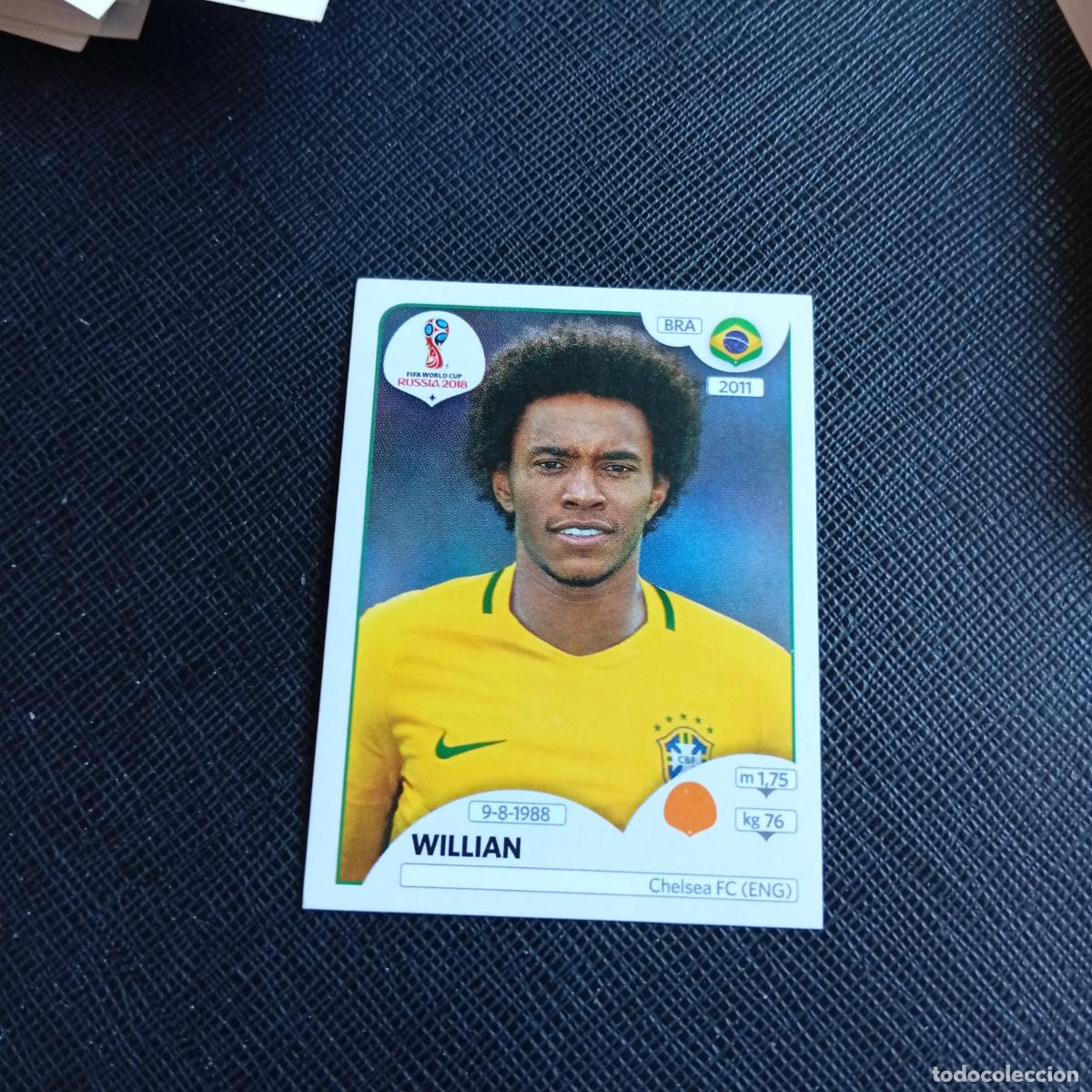 Cromos de Futebol: 361 WILLIAN BRASIL PANINI MUNDIAL RUSIA 2018 CROMO FUTBOL 18 - SIN PEGAR - /CJ2 ..