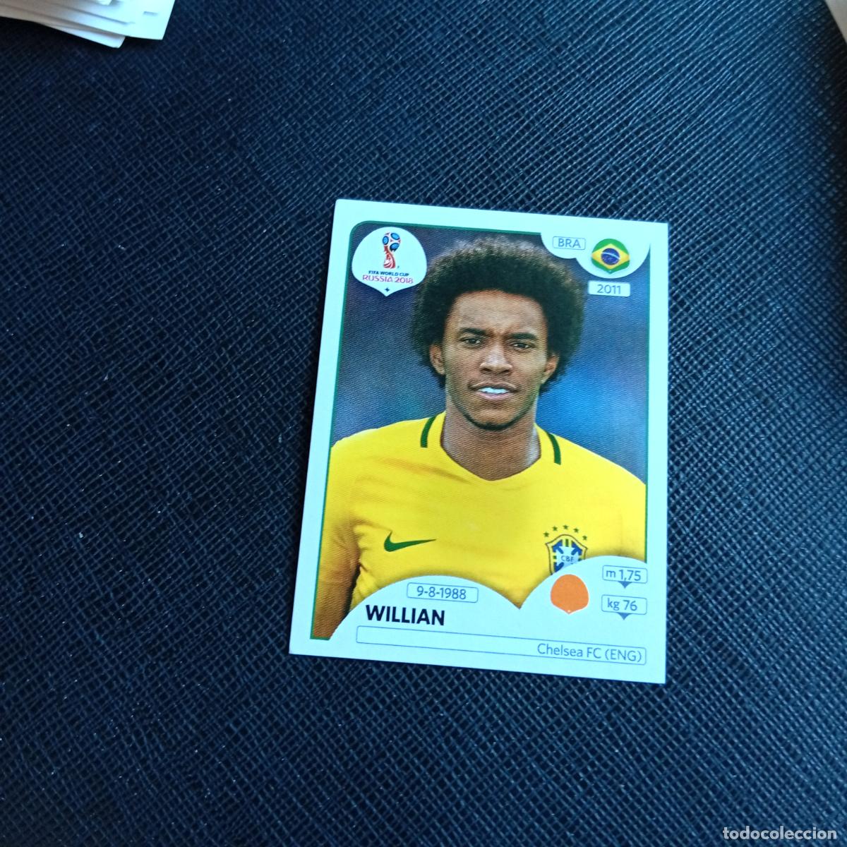 Cromos de Futebol: 361 WILLIAN BRASIL PANINI MUNDIAL RUSIA 2018 CROMO FUTBOL 18 - SIN PEGAR - /CJ2 ..