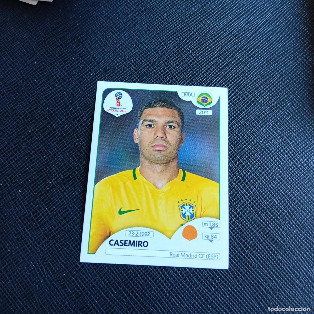 Cromos de Futebol: 364 CASEMIRO BRASIL PANINI MUNDIAL RUSIA 2018 CROMO FUTBOL 18 - SIN PEGAR - /CJ2