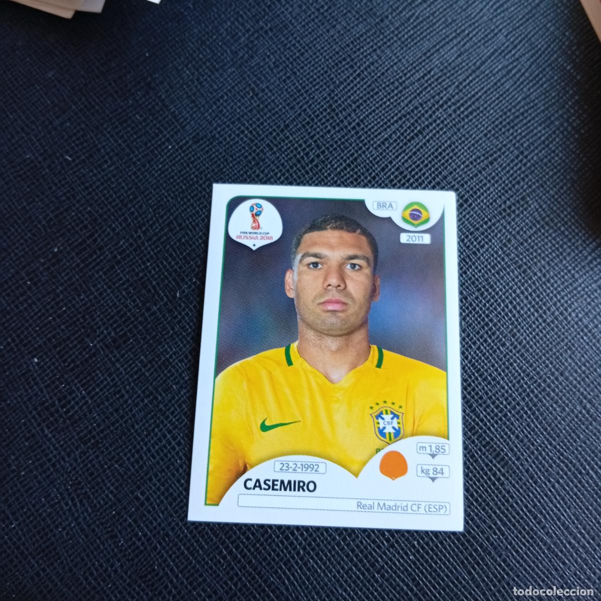 Cromos de f&uacute;tbol: 364 CASEMIRO BRASIL PANINI MUNDIAL RUSIA 2018 CROMO FUTBOL 18 - SIN PEGAR - /CJ2 .