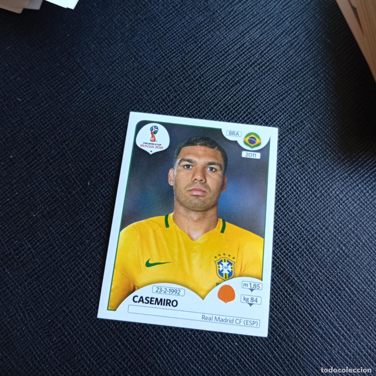 Cromos de f&uacute;tbol: 364 CASEMIRO BRASIL PANINI MUNDIAL RUSIA 2018 CROMO FUTBOL 18 - SIN PEGAR - /CJ2 .