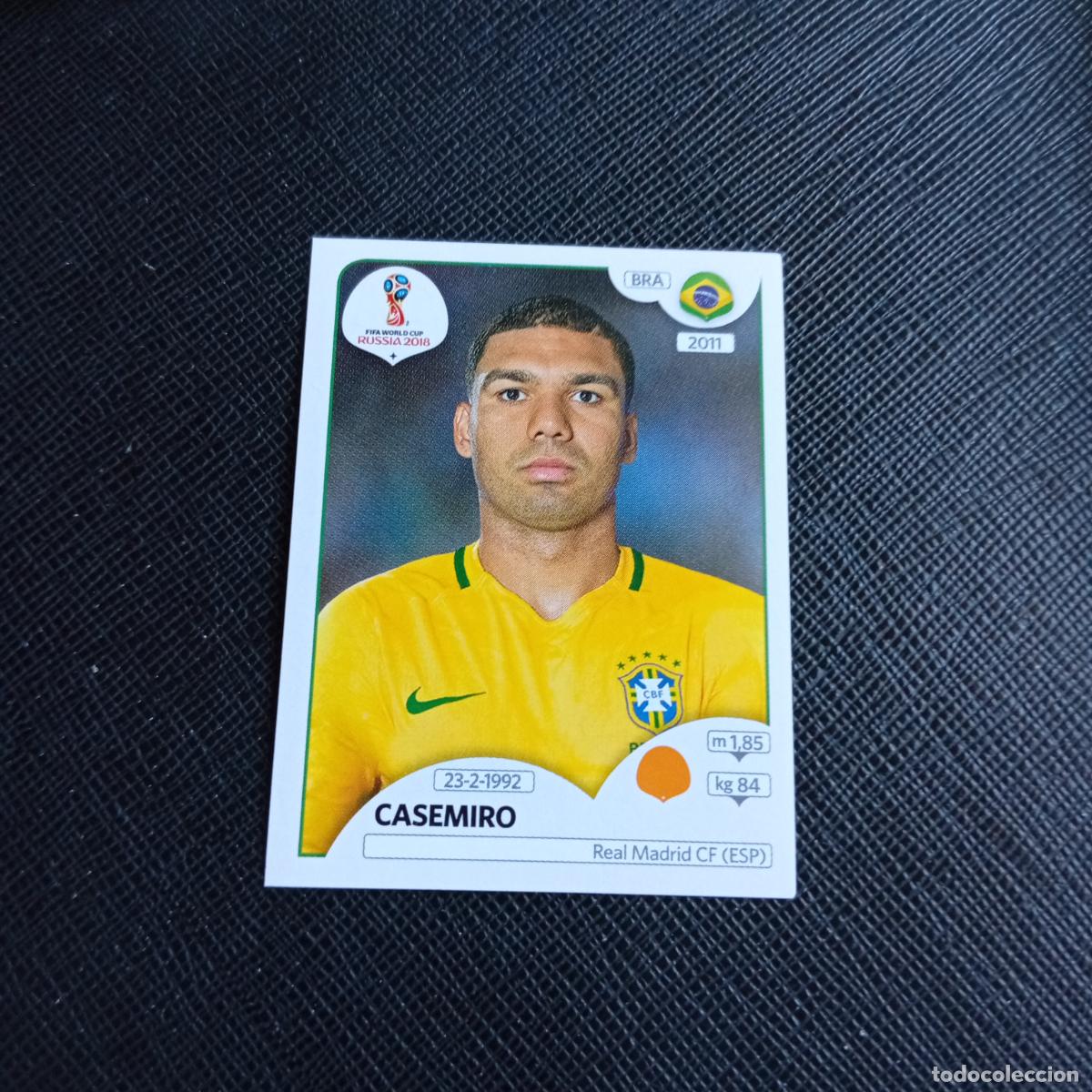 Cromos de f&uacute;tbol: 364 CASEMIRO BRASIL PANINI MUNDIAL RUSIA 2018 CROMO FUTBOL 18 - SIN PEGAR - /CJ2 ...