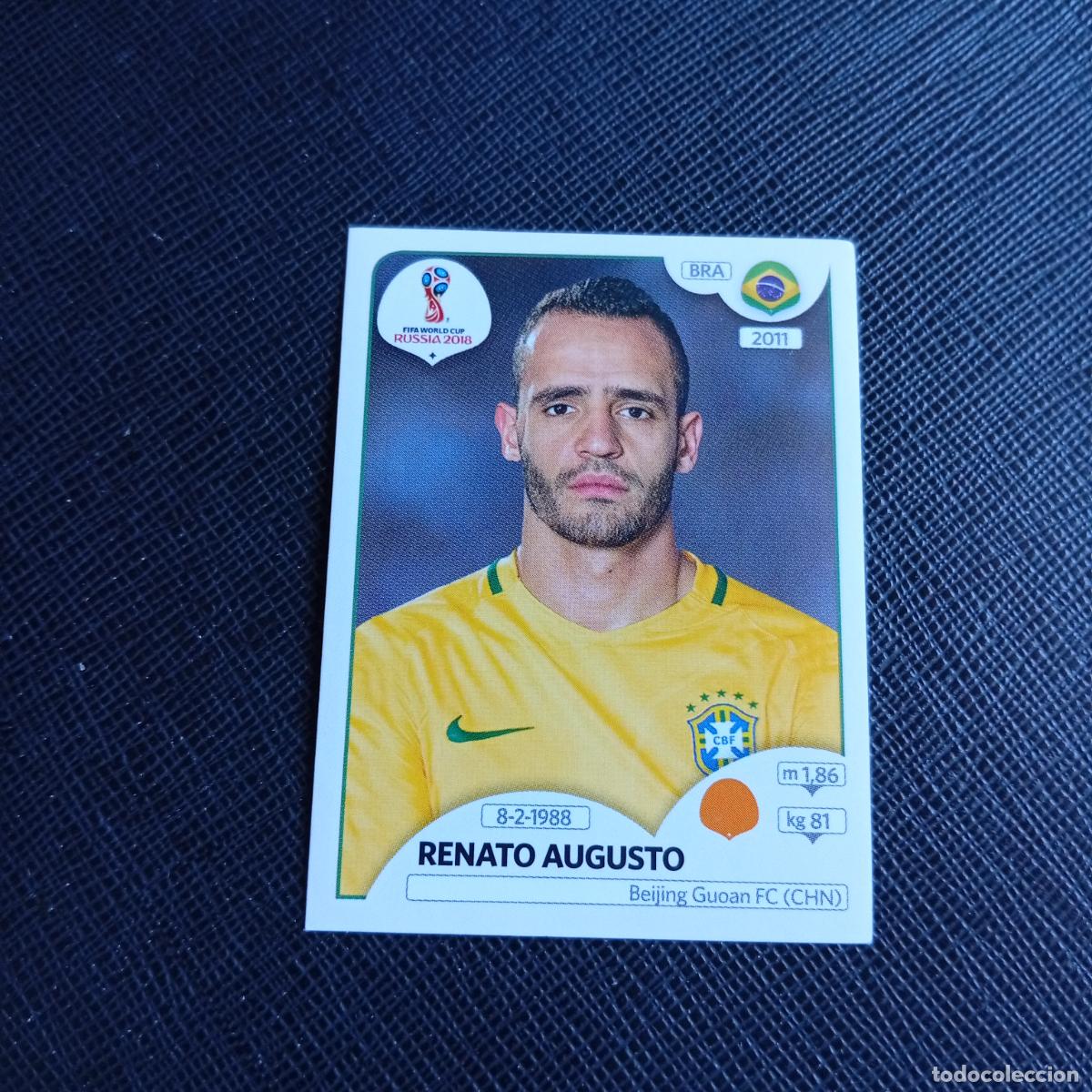 Cromos de f&uacute;tbol: 365 RENATO AUGUSTO BRASIL PANINI MUNDIAL RUSIA 2018 CROMO FUTBOL 18 - SIN PEGAR - /CJ2