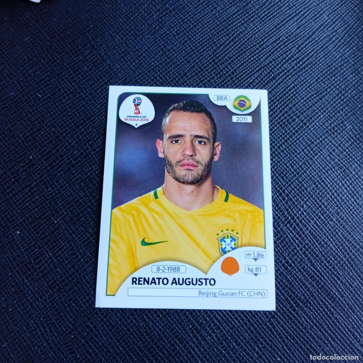 Cromos de f&uacute;tbol: 365 RENATO AUGUSTO BRASIL PANINI MUNDIAL RUSIA 2018 CROMO FUTBOL 18 - SIN PEGAR - /CJ2