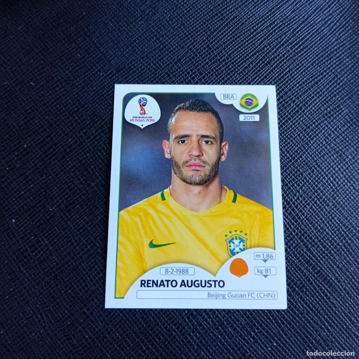 Cromos de f&uacute;tbol: 365 RENATO AUGUSTO BRASIL PANINI MUNDIAL RUSIA 2018 CROMO FUTBOL 18 - SIN PEGAR - /CJ2
