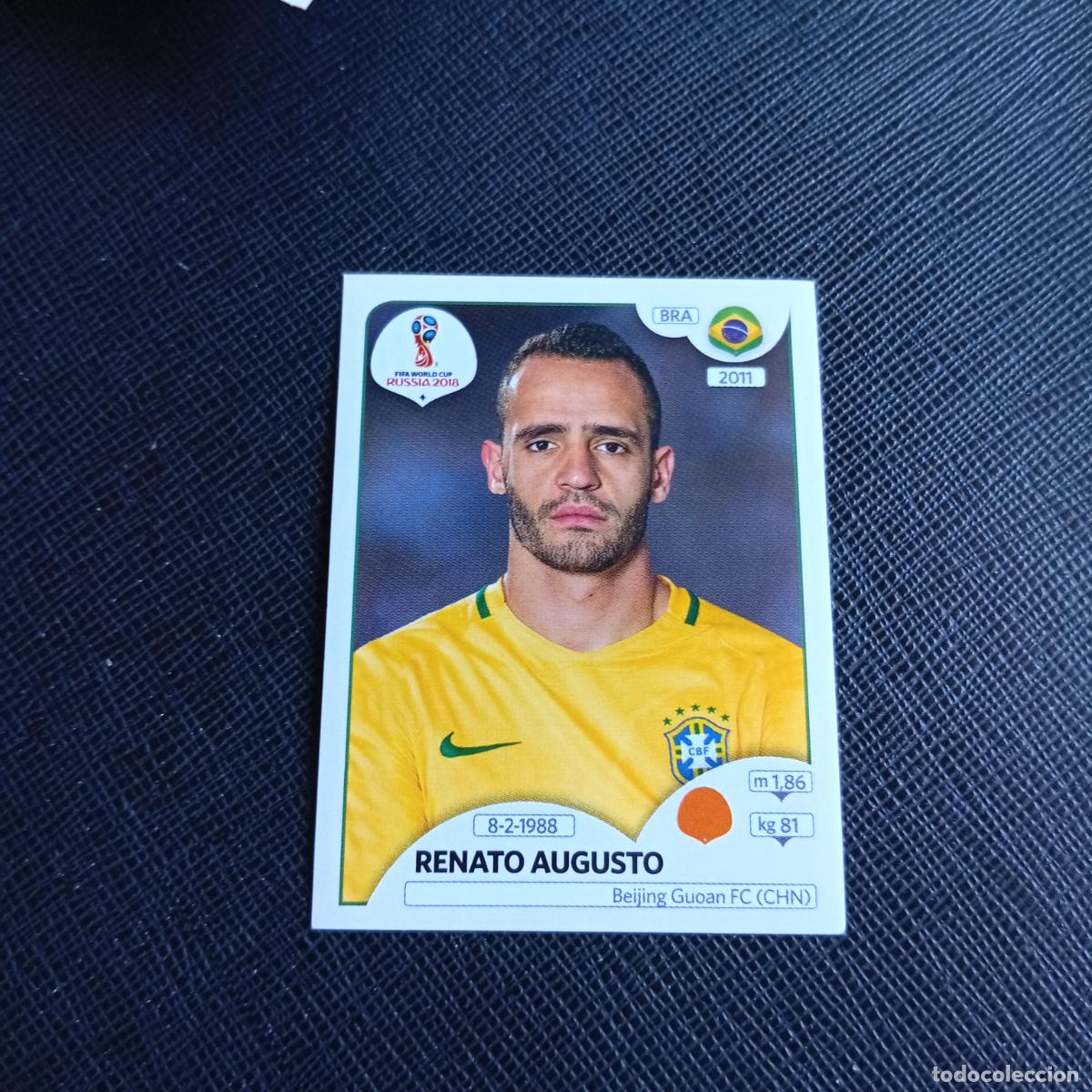 Cromos de f&uacute;tbol: 365 RENATO AUGUSTO BRASIL PANINI MUNDIAL RUSIA 2018 CROMO FUTBOL 18 - SIN PEGAR - /CJ2 .