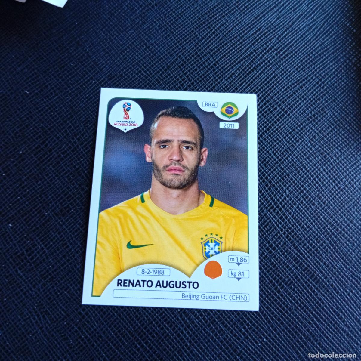 Cromos de f&uacute;tbol: 365 RENATO AUGUSTO BRASIL PANINI MUNDIAL RUSIA 2018 CROMO FUTBOL 18 - SIN PEGAR - /CJ2 ..