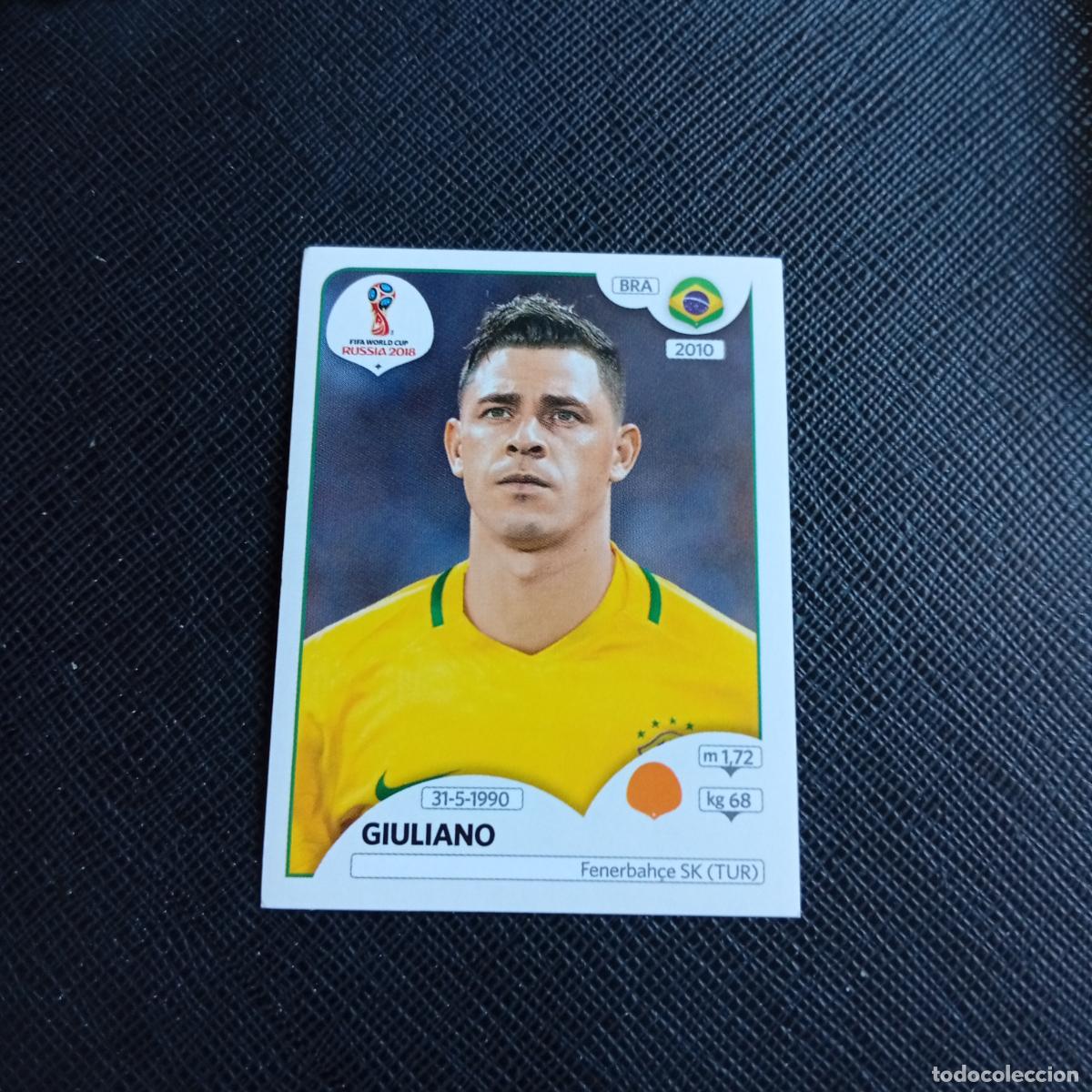 Cromos de f&uacute;tbol: 366 GIULIANO BRASIL PANINI MUNDIAL RUSIA 2018 CROMO FUTBOL 18 - SIN PEGAR - /CJ2
