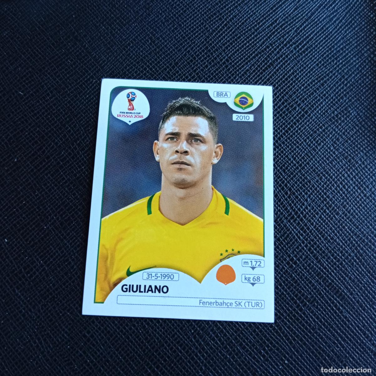 Cromos de f&uacute;tbol: 366 GIULIANO BRASIL PANINI MUNDIAL RUSIA 2018 CROMO FUTBOL 18 - SIN PEGAR - /CJ2