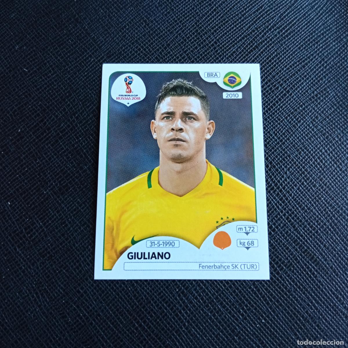 Cromos de f&uacute;tbol: 366 GIULIANO BRASIL PANINI MUNDIAL RUSIA 2018 CROMO FUTBOL 18 - SIN PEGAR - /CJ2
