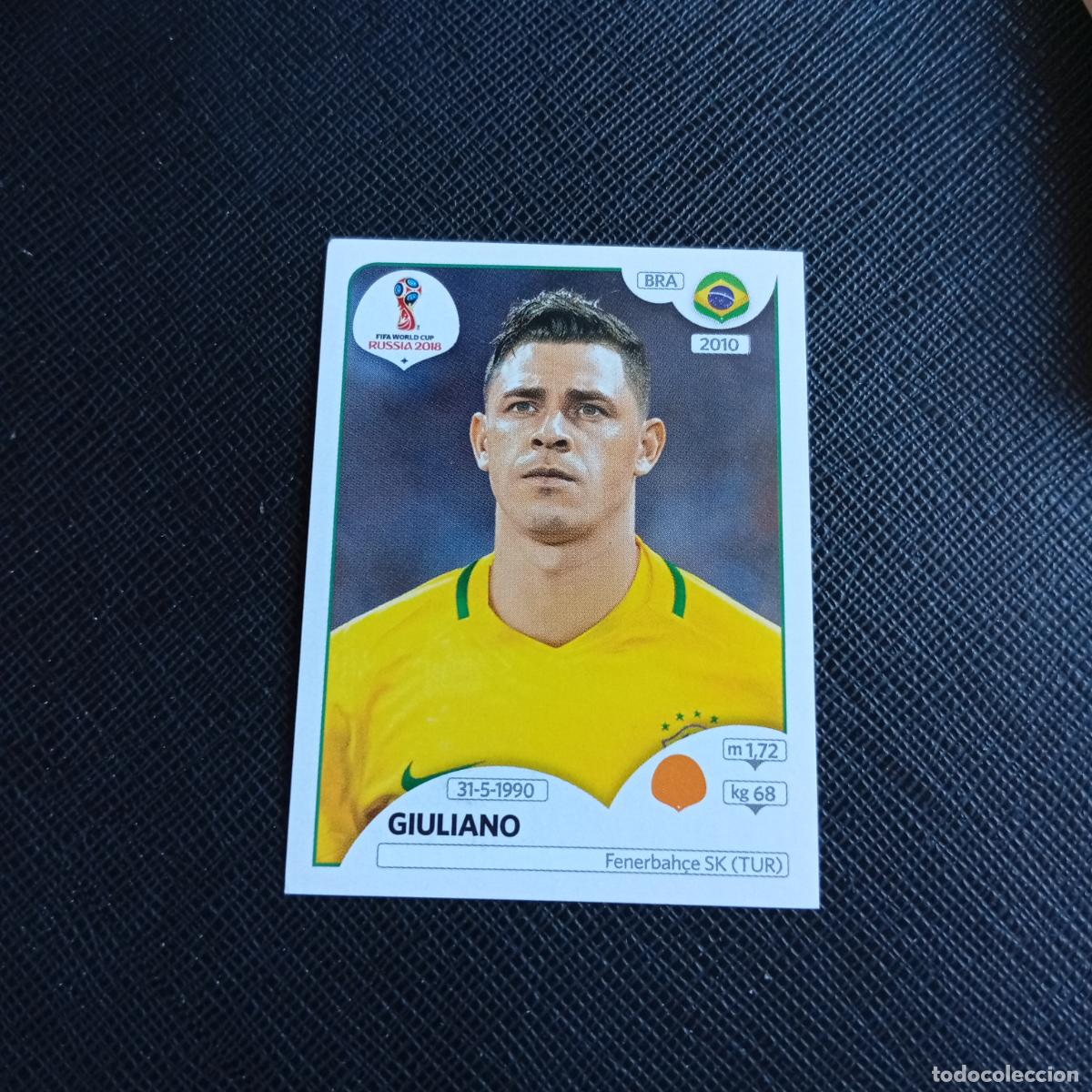 Figurine di Calcio: 366 GIULIANO BRASIL PANINI MUNDIAL RUSIA 2018 CROMO FUTBOL 18 - SIN PEGAR - /CJ2