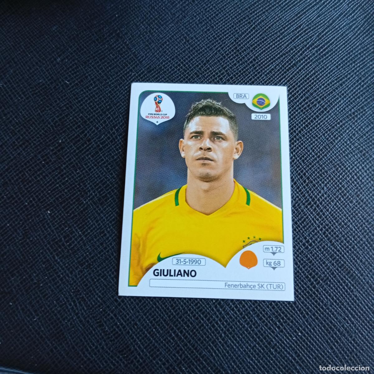 Figurine di Calcio: 366 GIULIANO BRASIL PANINI MUNDIAL RUSIA 2018 CROMO FUTBOL 18 - SIN PEGAR - /CJ2 .