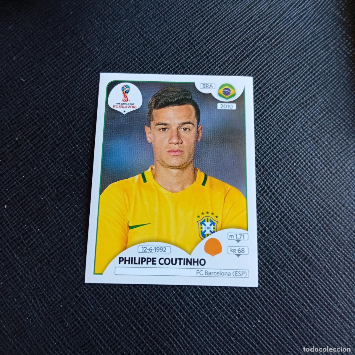 Figurine di Calcio: 367 COUTINHO BRASIL PANINI MUNDIAL RUSIA 2018 CROMO FUTBOL 18 - SIN PEGAR - /CJ2