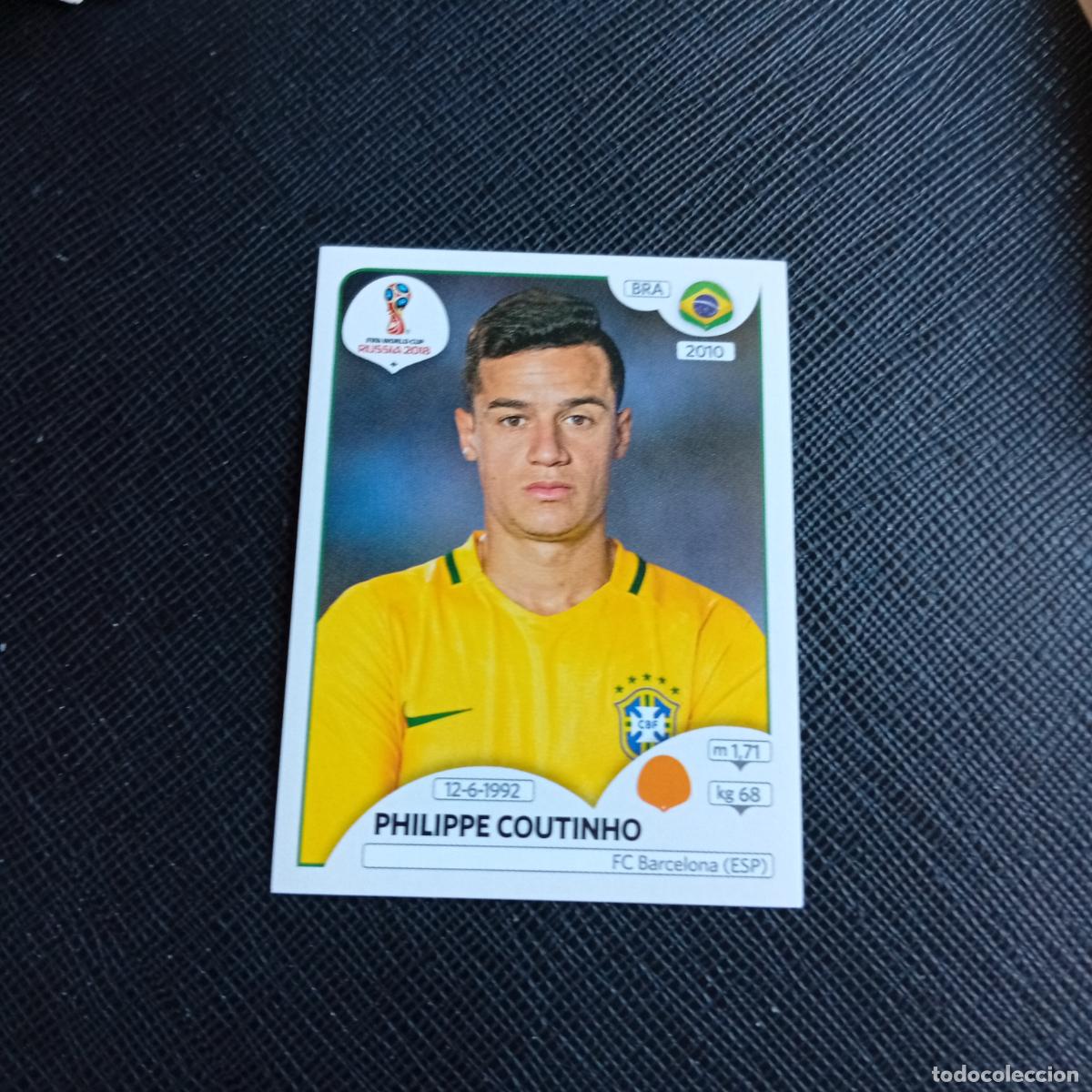 Cromos de f&uacute;tbol: 367 COUTINHO BRASIL PANINI MUNDIAL RUSIA 2018 CROMO FUTBOL 18 - SIN PEGAR - /CJ2 .