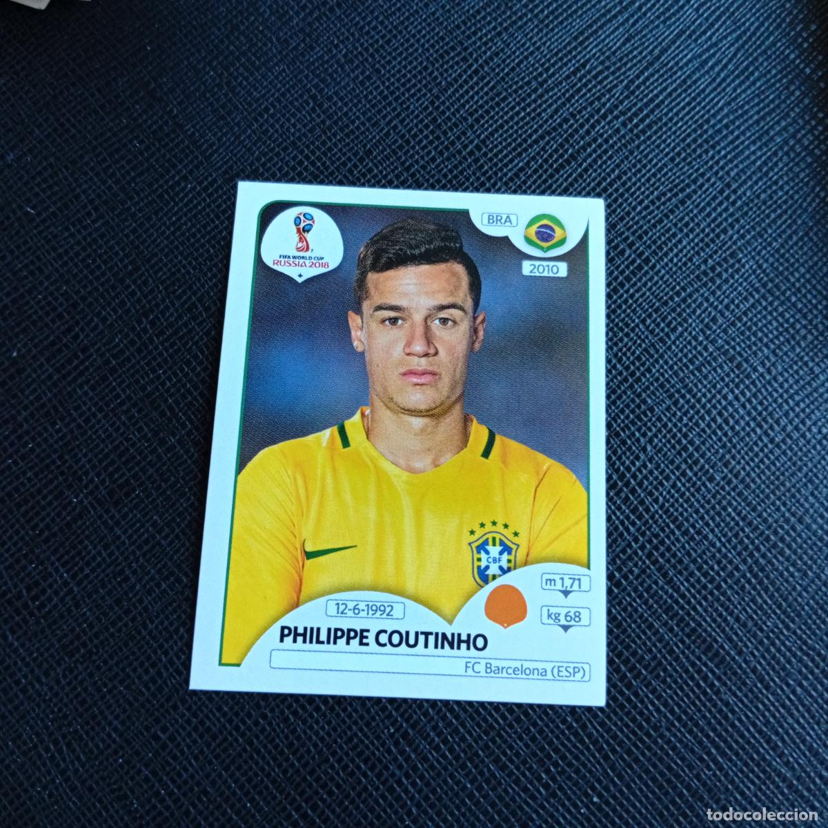 Cromos de f&uacute;tbol: 367 COUTINHO BRASIL PANINI MUNDIAL RUSIA 2018 CROMO FUTBOL 18 - SIN PEGAR - /CJ2 ...