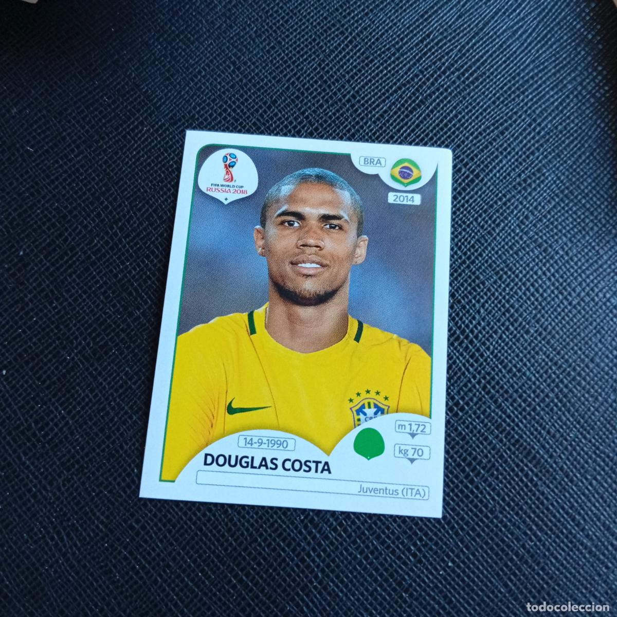 Cromos de f&uacute;tbol: 368 DOUGLAS COSTA BRASIL PANINI MUNDIAL RUSIA 2018 CROMO FUTBOL 18 - SIN PEGAR - /CJ2