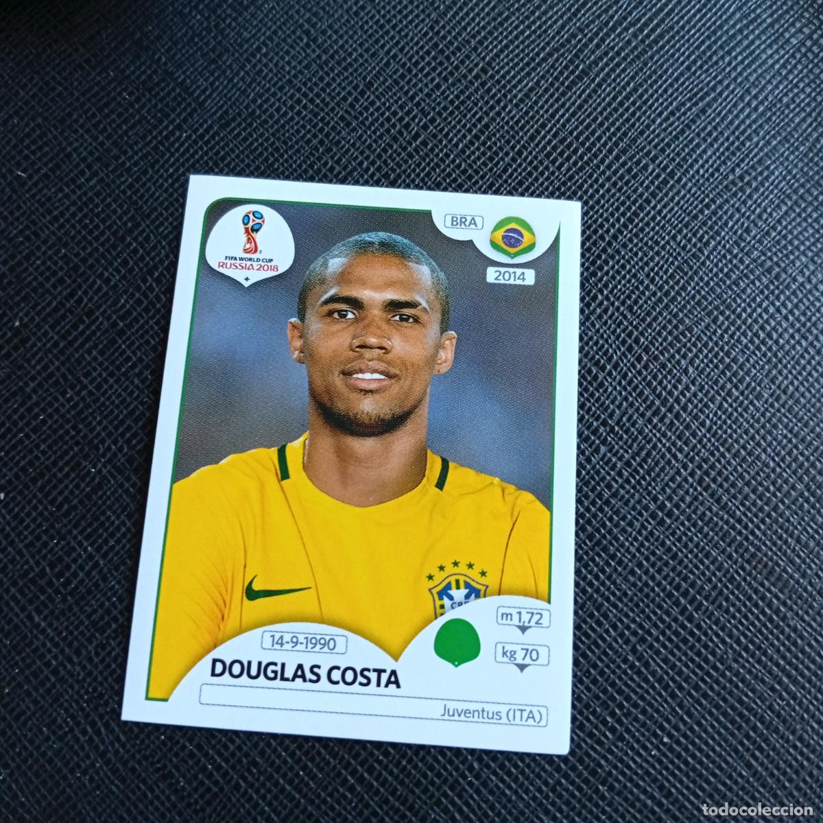 Cromos de f&uacute;tbol: 368 DOUGLAS COSTA BRASIL PANINI MUNDIAL RUSIA 2018 CROMO FUTBOL 18 - SIN PEGAR - /CJ2