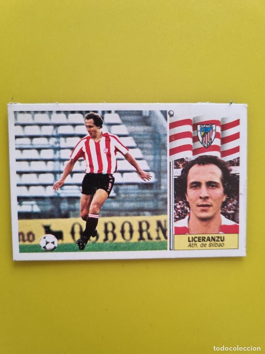 Cromos de f&uacute;tbol: CROMO LIGA ESTE 86 87 1986 1987 DESPEGADO LICERANZU ATH BILBAO AR1026