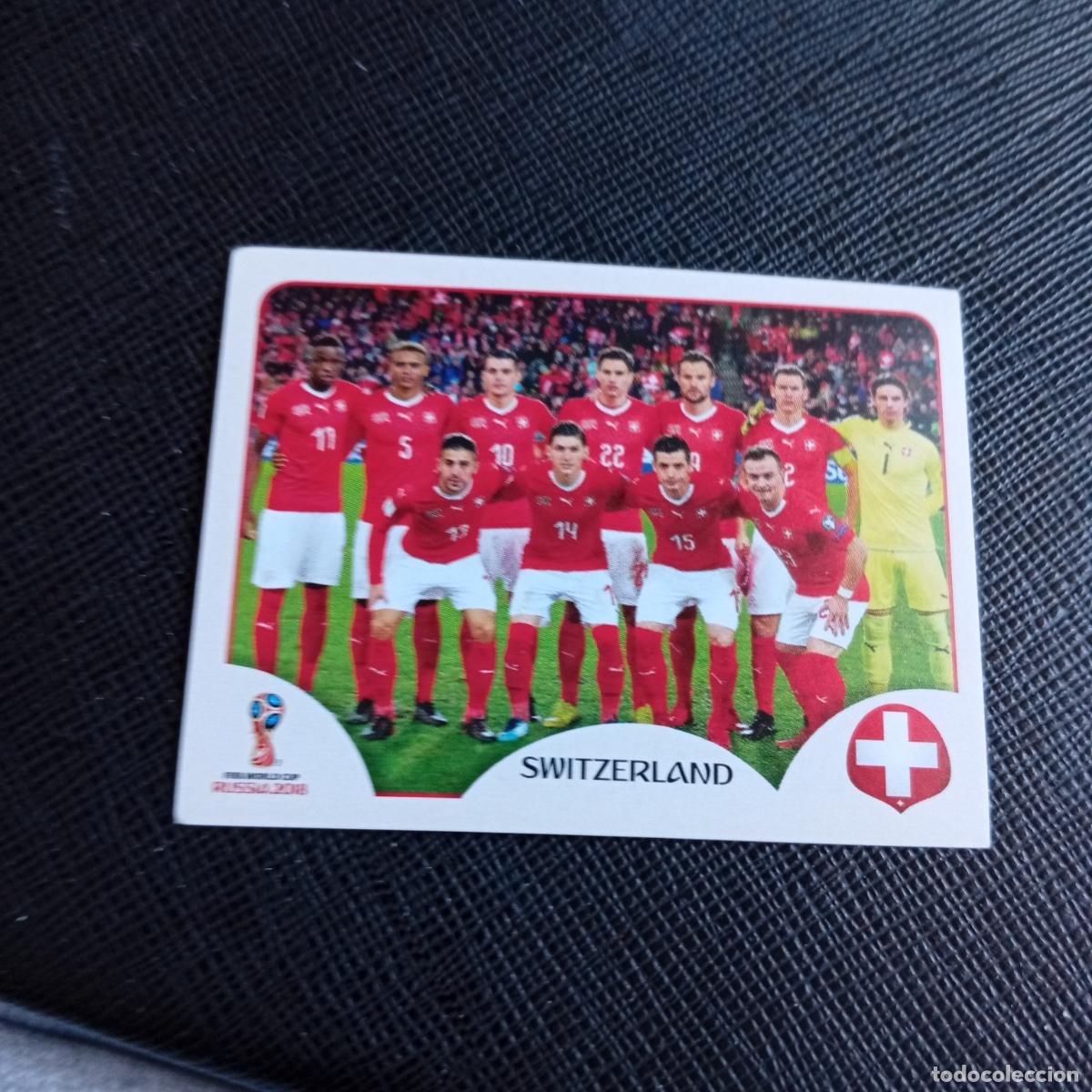 Cromos de f&uacute;tbol: 373 ALINEACION SUIZA PANINI MUNDIAL RUSIA 2018 CROMO FUTBOL 18 - SIN PEGAR - /CJ2