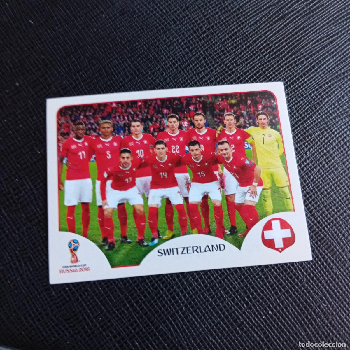 Cromos de f&uacute;tbol: 373 ALINEACION SUIZA PANINI MUNDIAL RUSIA 2018 CROMO FUTBOL 18 - SIN PEGAR - /CJ2
