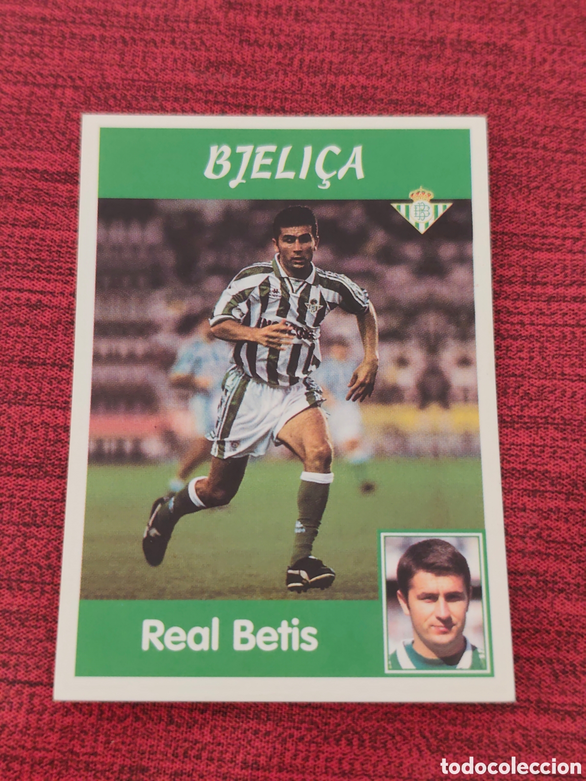 Cromos de f&uacute;tbol: 60A BJELI&Ccedil;A REAL BETIS PANINI LIGA 1997 1998