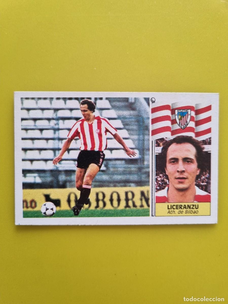 Cromos de f&uacute;tbol: CROMO LIGA ESTE 86 87 1986 1987 NUNCA PEGADO SIN PEGAR LICERANZU ATH BILBAO AR1026