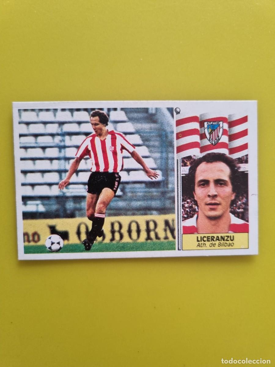 Cromos de f&uacute;tbol: CROMO LIGA ESTE 86 87 1986 1987 NUNCA PEGADO SIN PEGAR LICERANZU ATH BILBAO AR1026