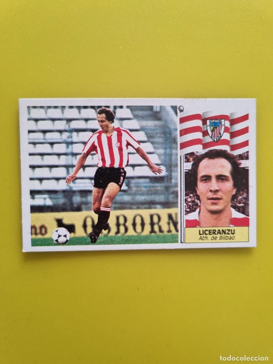 Cromos de f&uacute;tbol: CROMO LIGA ESTE 86 87 1986 1987 NUNCA PEGADO SIN PEGAR LICERANZU ATH BILBAO AR1026