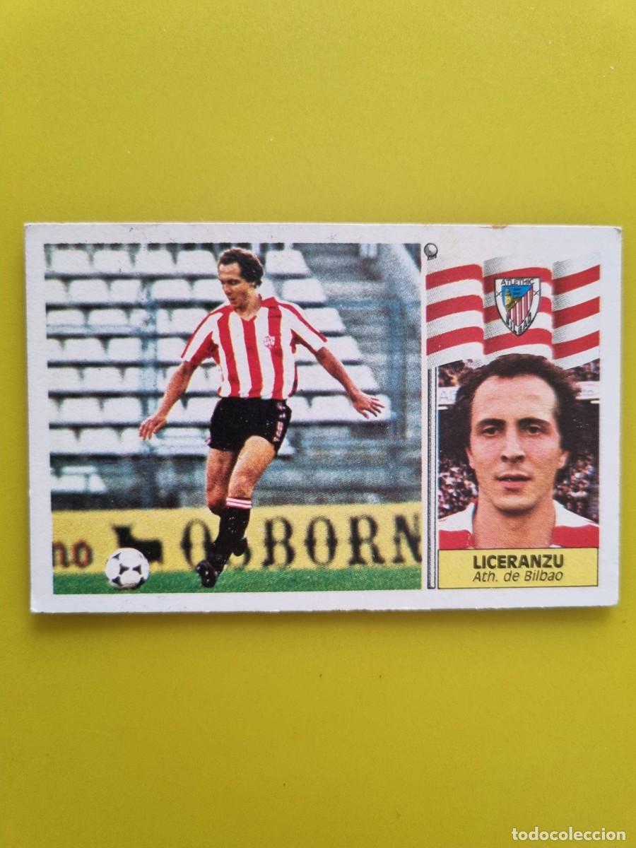Cromos de f&uacute;tbol: CROMO LIGA ESTE 86 87 1986 1987 NUNCA PEGADO SIN PEGAR LICERANZU ATH BILBAO AR1026