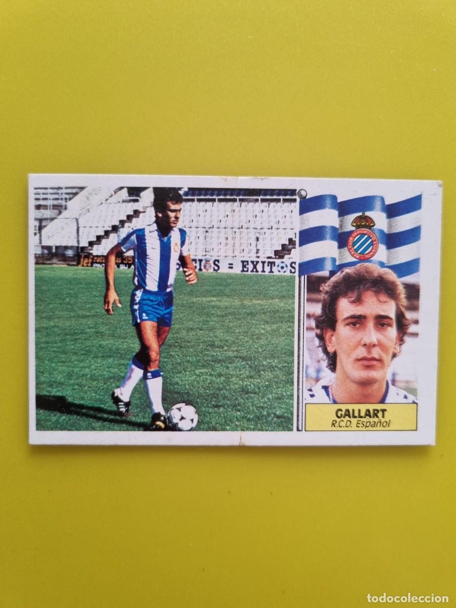 Cromos de f&uacute;tbol: CROMO LIGA ESTE 86 87 1986 1987 NUNCA PEGADO SIN PEGAR GALLART RCD ESPA&Ntilde;OL AR1026