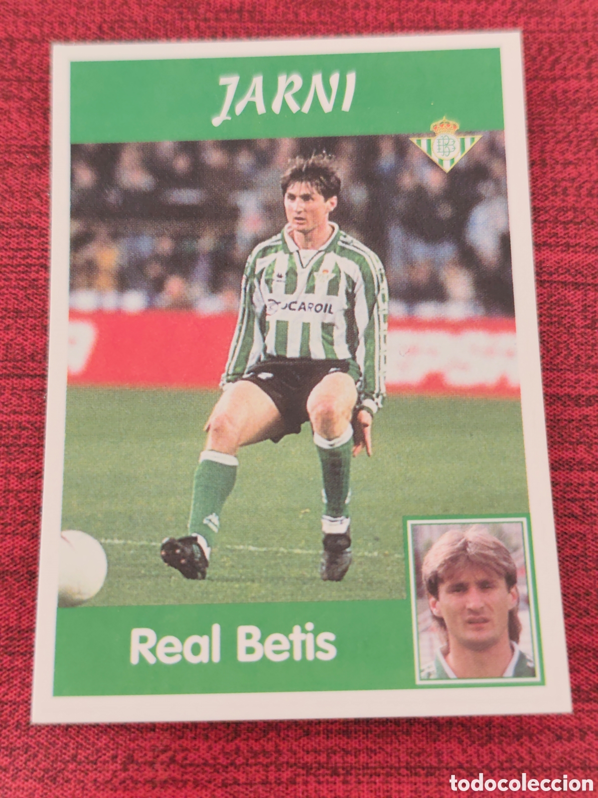 Cromos de f&uacute;tbol: 60 JARNI REAL BETIS PANINI LIGA 1997 1998