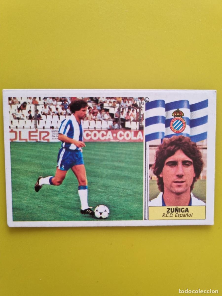 Cromos de f&uacute;tbol: CROMO LIGA ESTE 86 87 1986 1987 NUNCA PEGADO SIN PEGAR ZU&Ntilde;IGA RCD ESPA&Ntilde;OL AR1026
