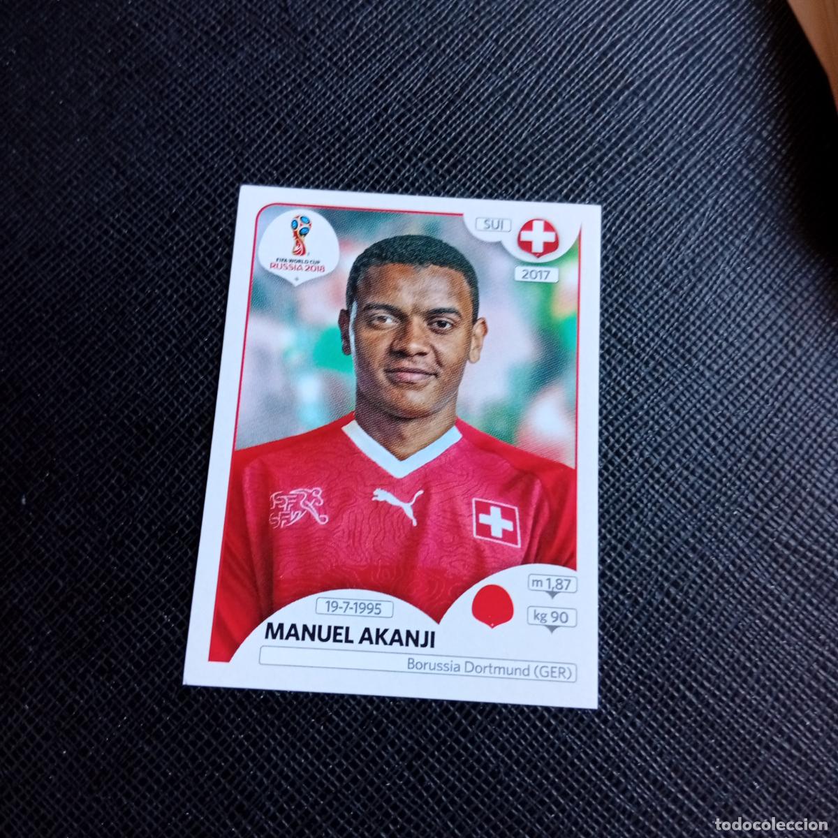Cromos de f&uacute;tbol: 376 MANUEL AKANJI SUIZA PANINI MUNDIAL RUSIA 2018 CROMO FUTBOL 18 - SIN PEGAR - /CJ2
