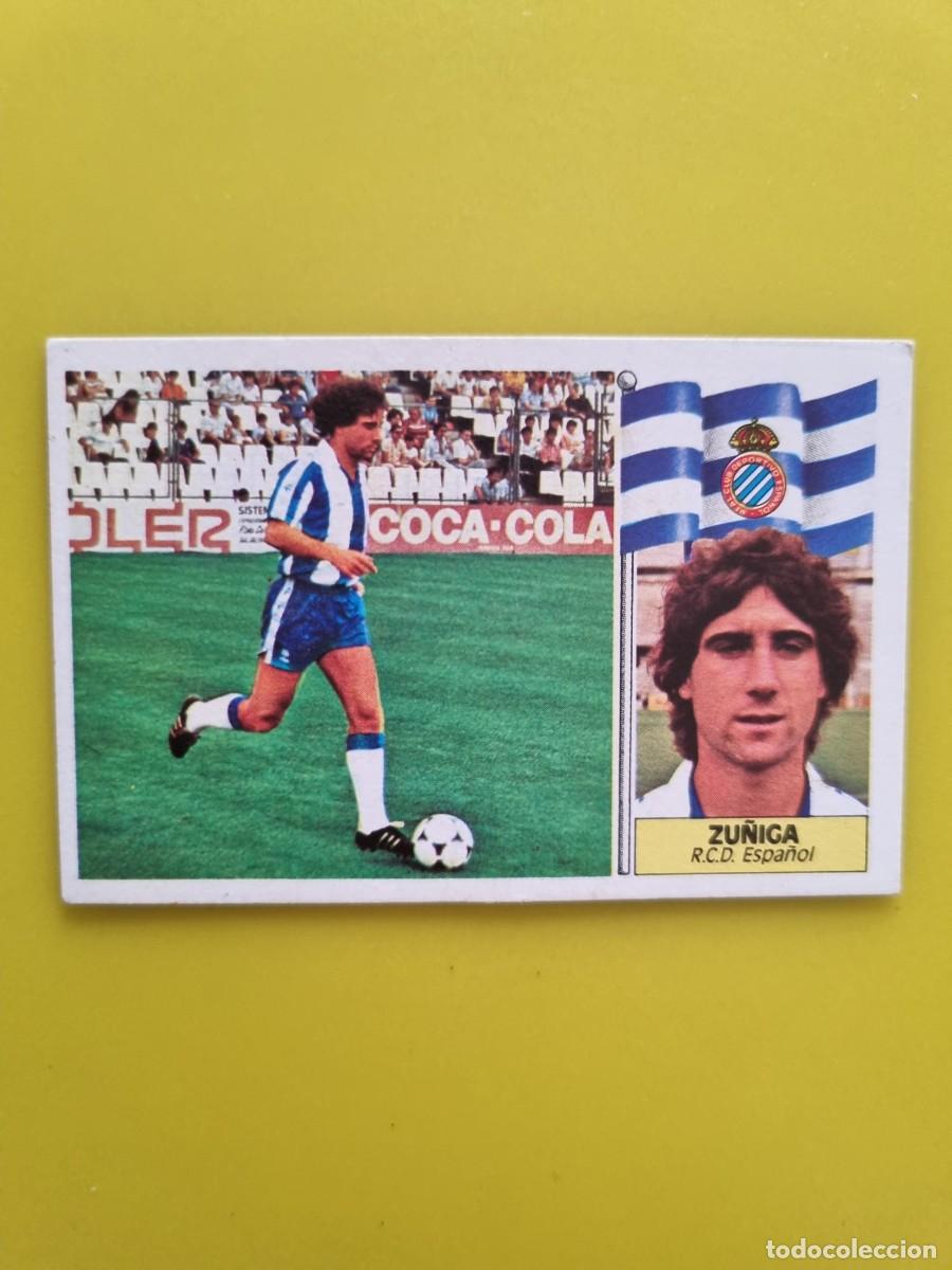 Cromos de Futebol: CROMO LIGA ESTE 86 87 1986 1987 NUNCA PEGADO SIN PEGAR ZU&Ntilde;IGA RCD ESPA&Ntilde;OL AR1026