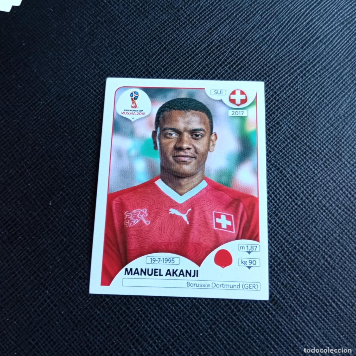 Cromos de Futebol: 376 MANUEL AKANJI SUIZA PANINI MUNDIAL RUSIA 2018 CROMO FUTBOL 18 - SIN PEGAR - /CJ2 ..