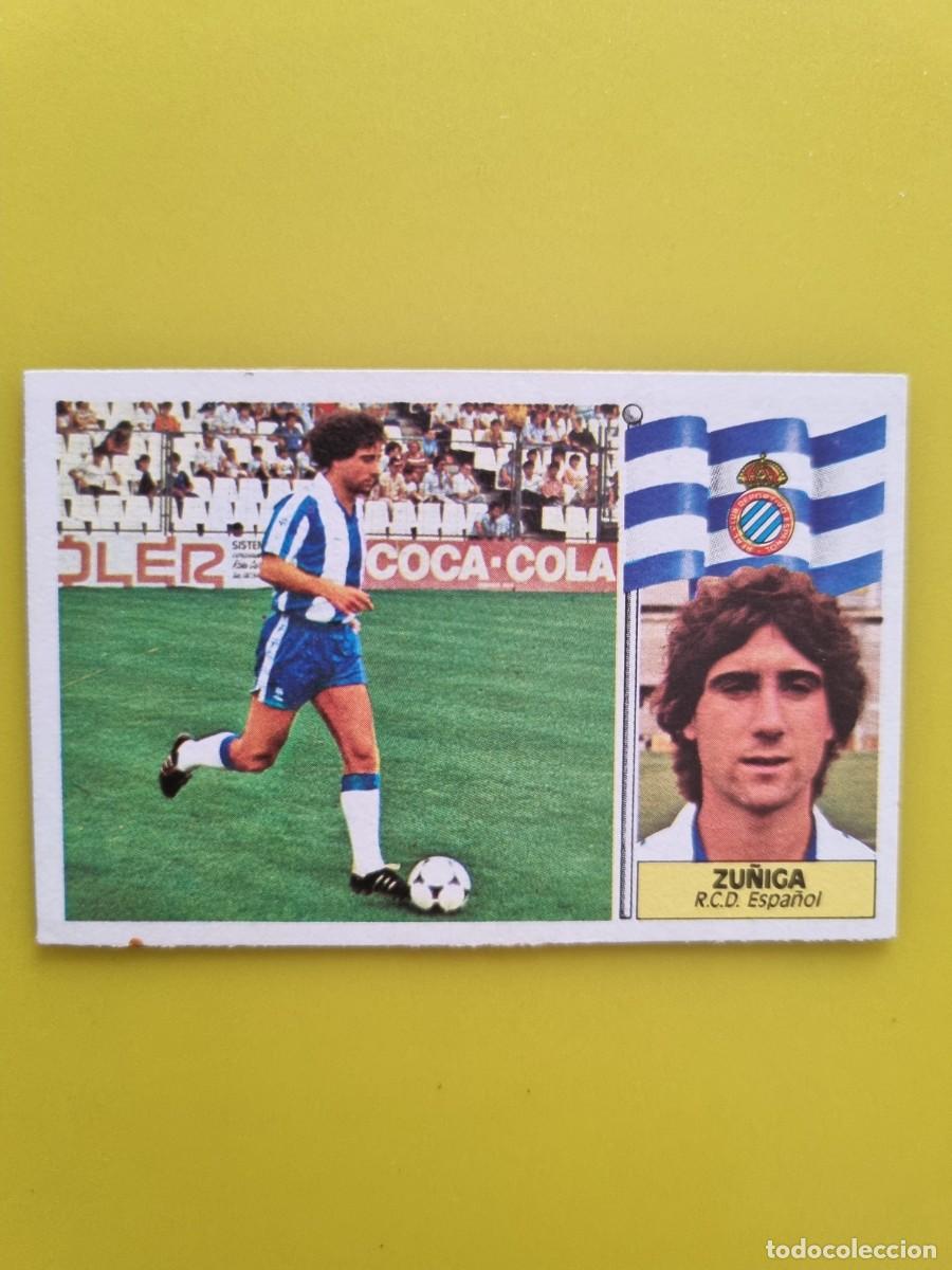 Cromos de Futebol: CROMO LIGA ESTE 86 87 1986 1987 NUNCA PEGADO SIN PEGAR ZU&Ntilde;IGA RCD ESPA&Ntilde;OL LEER AR1026