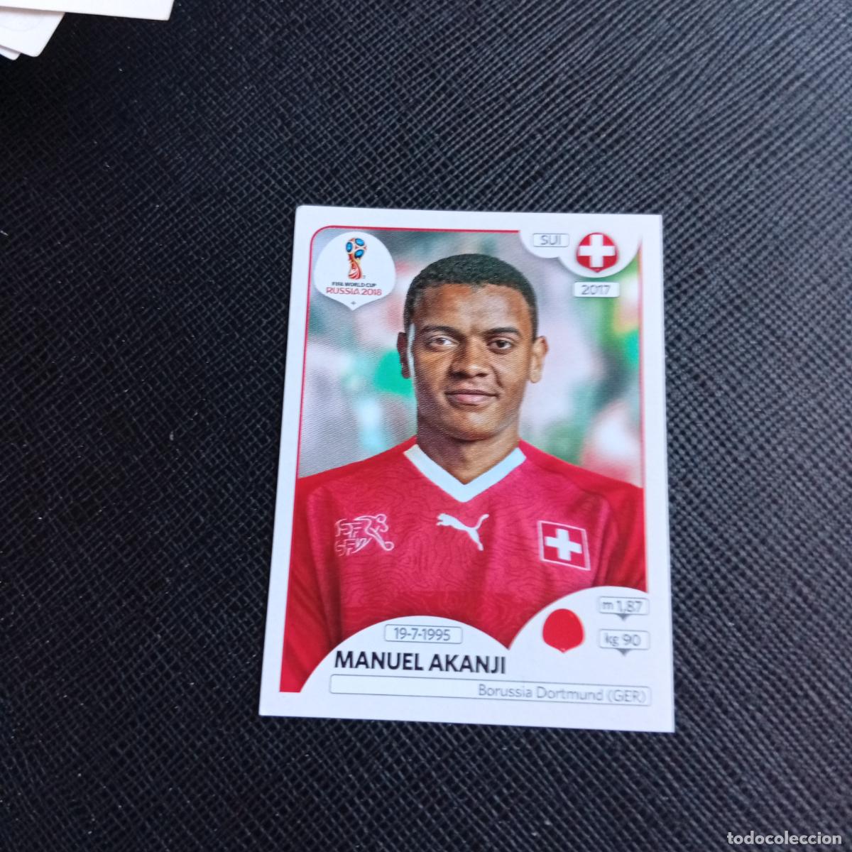Cromos de Futebol: 376 MANUEL AKANJI SUIZA PANINI MUNDIAL RUSIA 2018 CROMO FUTBOL 18 - SIN PEGAR - /CJ2 ...