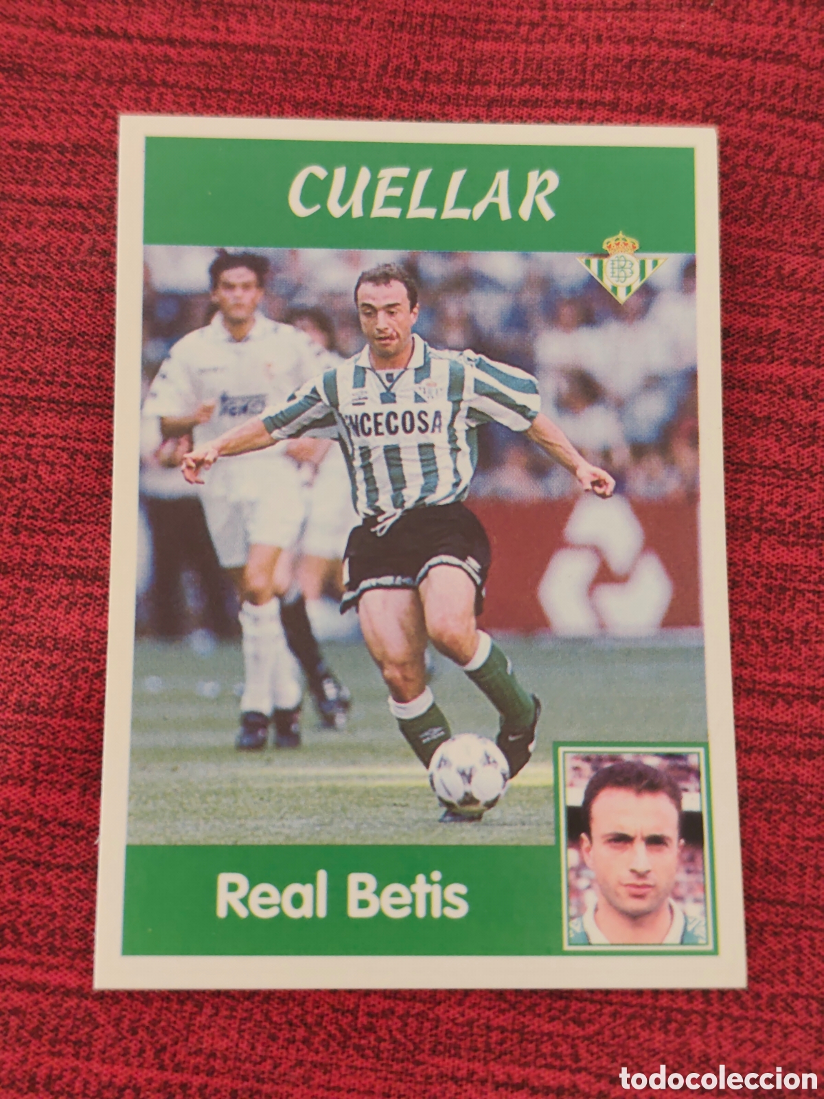 Cromos de Futebol: 62A CU&Eacute;LLAR REAL BETIS PANINI LIGA 1997 1998