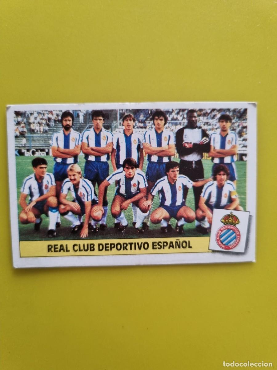 Cromos de Futebol: CROMO LIGA ESTE 86 87 1986 1987 DESPEGADO ALINEACION RCD ESPA&Ntilde;OL AR1026