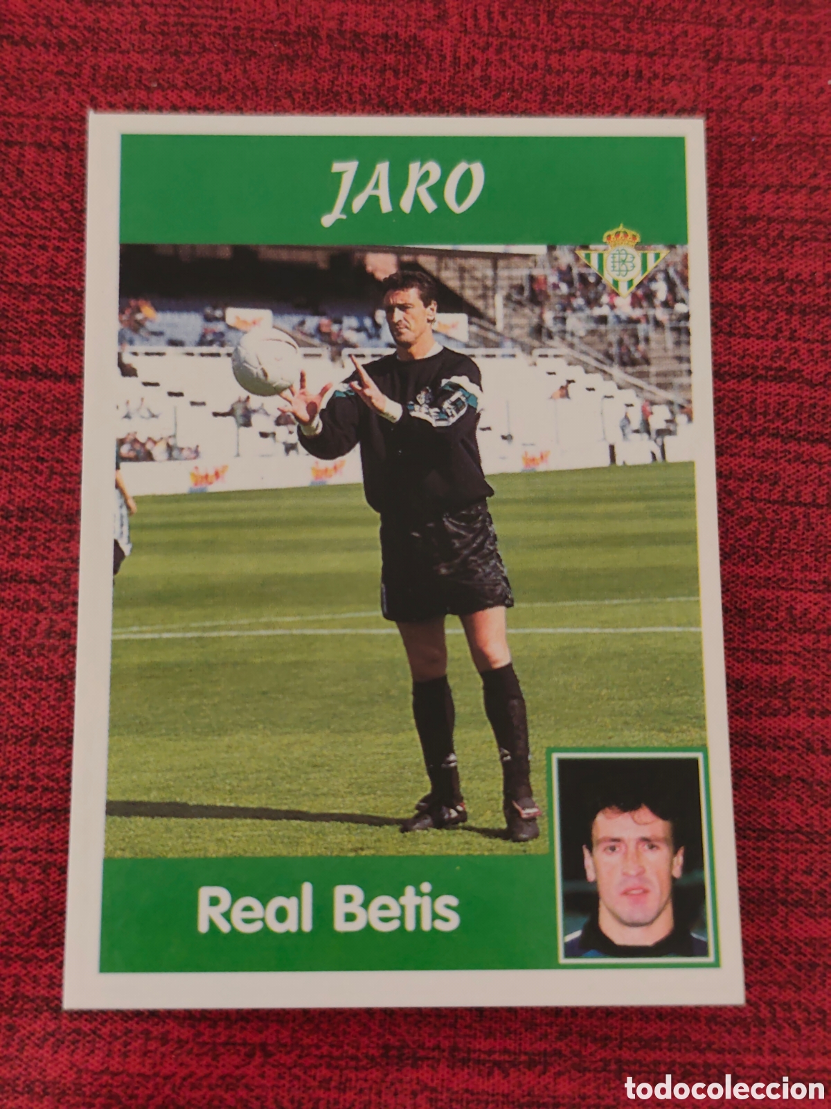 Cromos de f&uacute;tbol: BAJA 64 JARO REAL BETIS PANINI LIGA 1997 1998