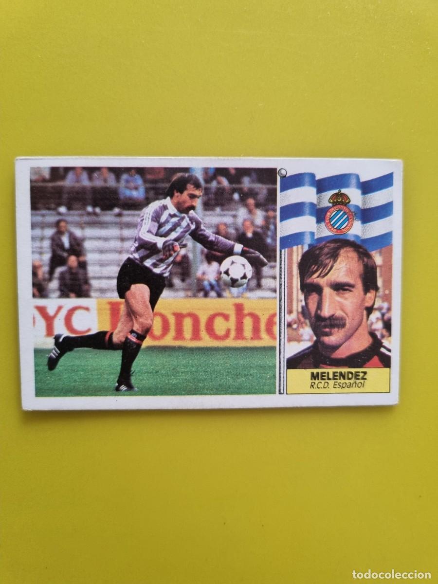 Cromos de f&uacute;tbol: CROMO LIGA ESTE 86 87 1986 1987 DESPEGADO MELENDEZ RCD ESPA&Ntilde;OL AR1026