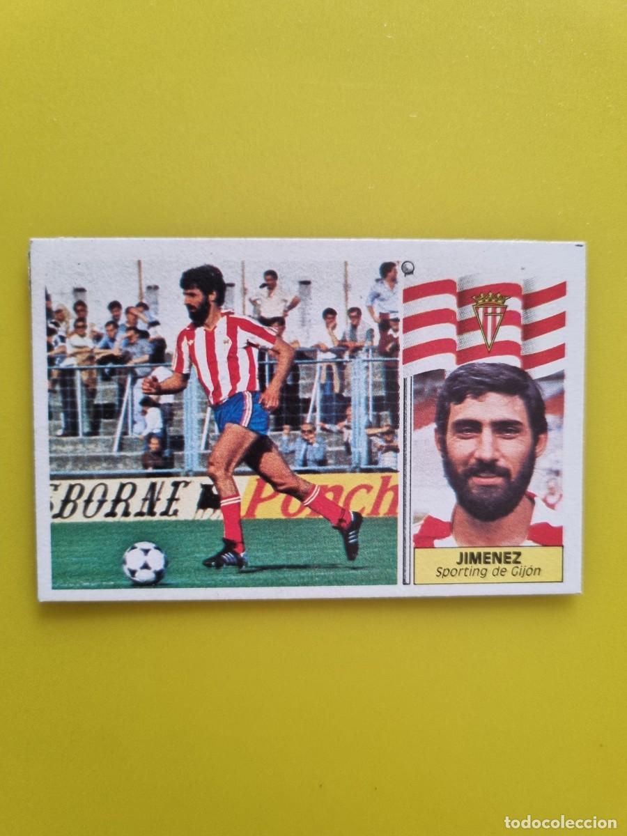 Cromos de f&uacute;tbol: CROMO LIGA ESTE 86 87 1986 1987 DESPEGADO JIMENEZ SPORTING DE GIJON AR1026