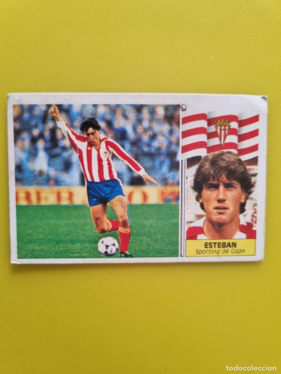 Cromos de f&uacute;tbol: CROMO LIGA ESTE 86 87 1986 1987 DESPEGADO ESTEBAN SPORTING DE GIJON AR1026
