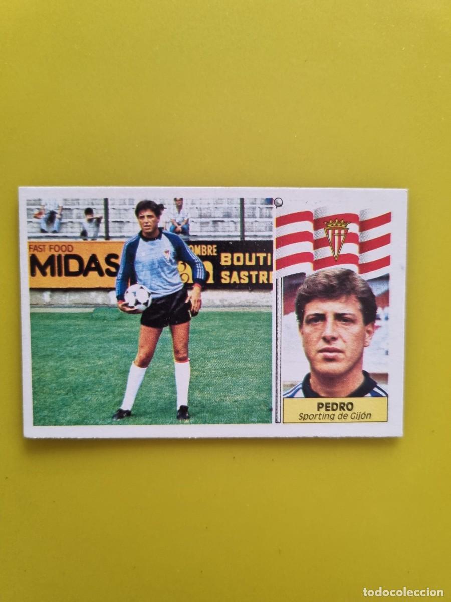 Figurine di Calcio: CROMO LIGA ESTE 86 87 1986 1987 NUNCA PEGADO SIN PEGAR PEDRO SPORTING DE GIJON AR1026