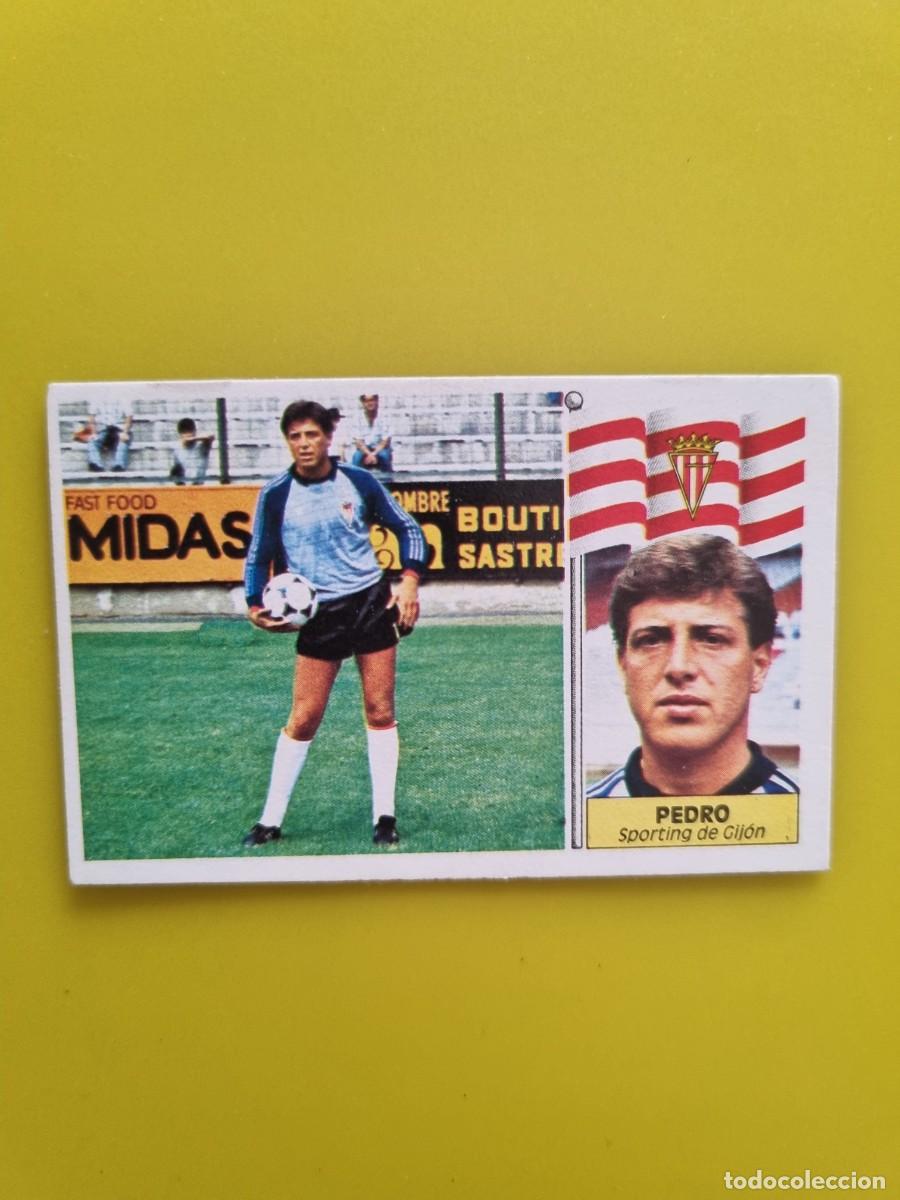 Figurine di Calcio: CROMO LIGA ESTE 86 87 1986 1987 NUNCA PEGADO SIN PEGAR PEDRO SPORTING DE GIJON AR1026