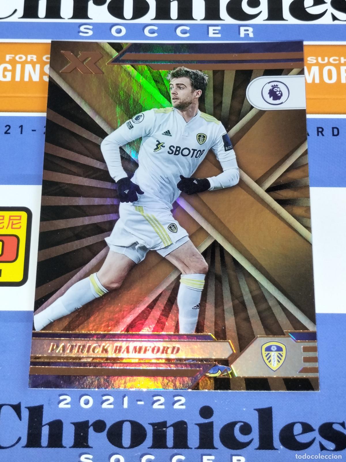 Figurine di Calcio: N&ordm; 114 PATRICK BAMFORD LEEDS UNITED CARD CHRONICLES XR PREMIER SOCCER 2021 2022 21 22 PANINI