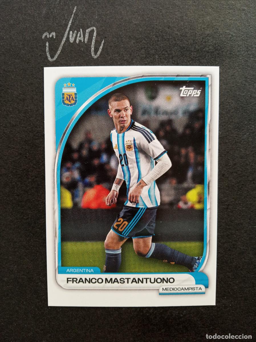Figurine di Calcio: N&ordm; 13 MASTANTUONO REAL MADRID ⚽ TOPPS &reg; COLLECTOR TIN ARGENTINA FIFA WORLD CUP 2026 MUNDIAL 26 NUEVO